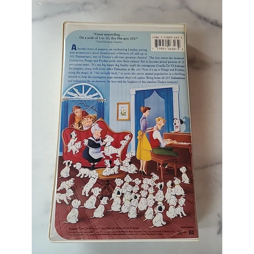 101 Dalmatians (VHS, 1992)